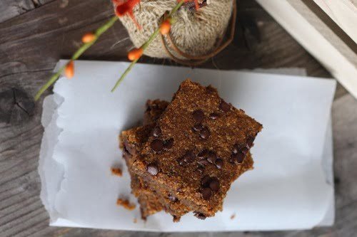 Chocolate Chip Pumpkin Bars