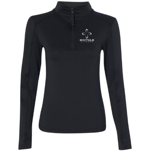 Quarter-Zip Performance Pullover - Black - Medium - San Diego Personal ...